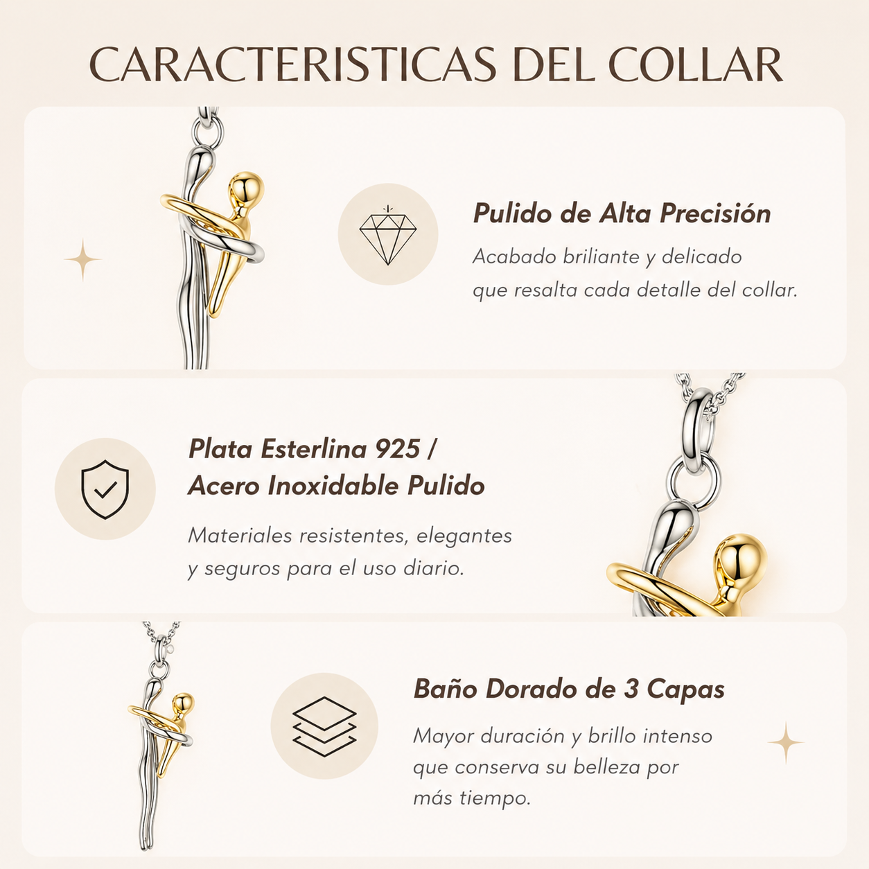Colgante Abrazo Eterno